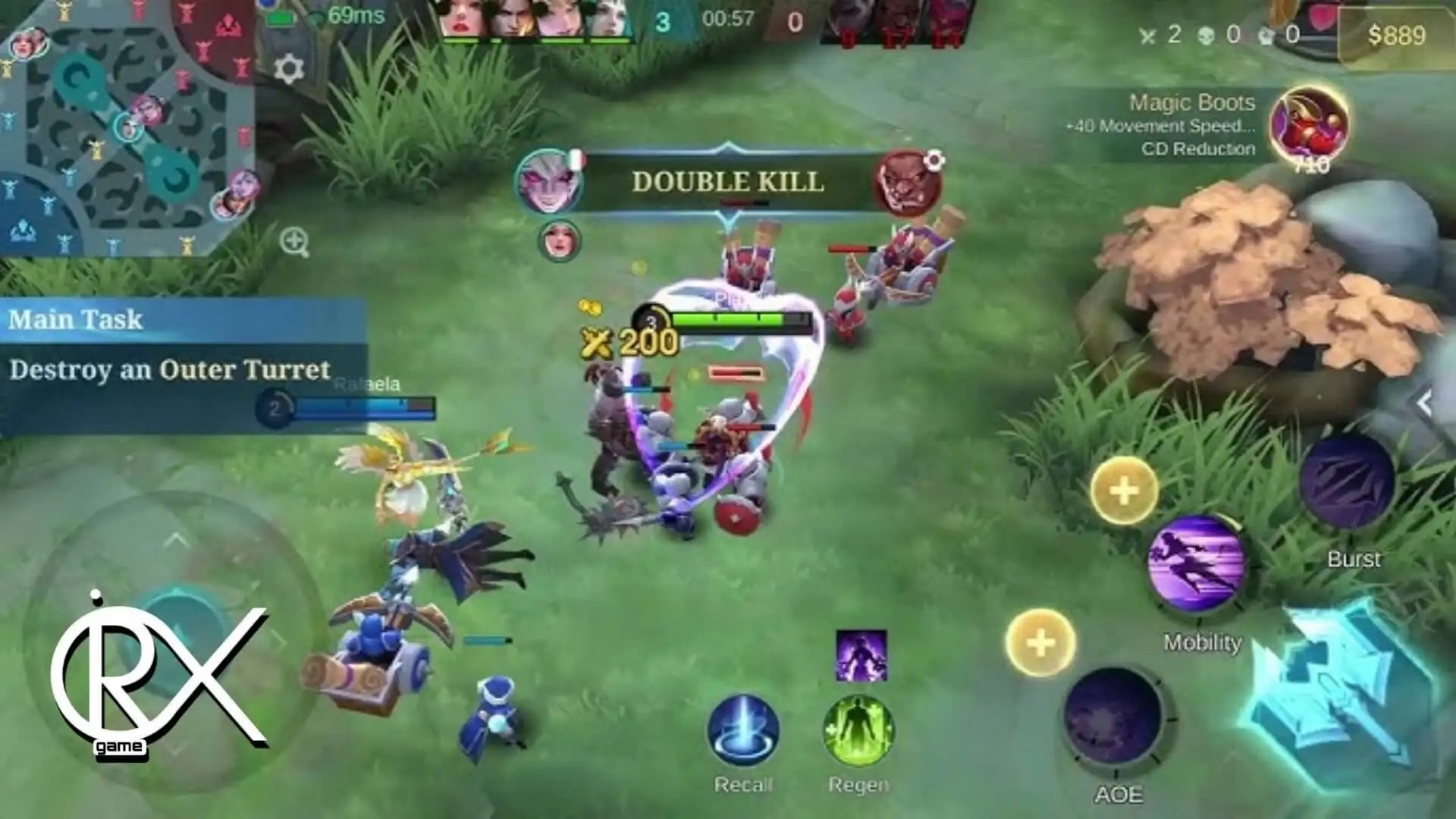 خرید جم موبایل لجند معتبر و تضمینی ارزان قیمت از اوریکس گیم