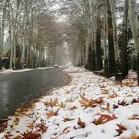 بارش پراکنده برف و باران در برخی مناطق همدان