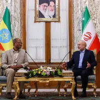 سفر رئیس مجلس اتیوپی به ایران؛ تاگسه چافو با قالیباف دیدار کرد