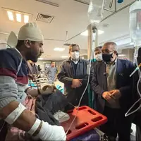 ترخیص ۵ مصدوم حادثه واژگونی اتوبوس از بیمارستان جلیل یاسوج