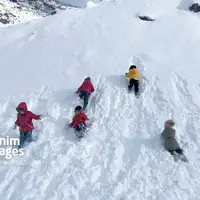 عکس/ بارش برف در ارتفاعات تاریکدره همدان