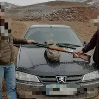 ۲ شکارچی غیرمجاز در منطقه کوه سفید دستگیر شدند