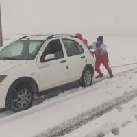 امدادرسانی به ۳۵ نفر گرفتار در کولاک شهرستان اندیکا