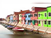 دهکده رنگارنگ بورانو در ایتالیا