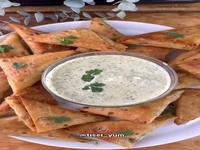 سمبوسه سیب زمینی پیتزایی