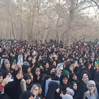 اجتماع ۲ هزار نفری بانوان مشهدی در بوستان ملت برگزار شد