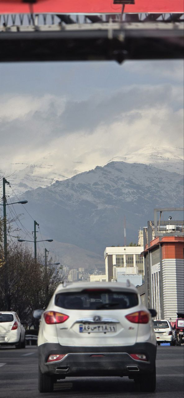 عکس/آسمان تهران تمیز شد 