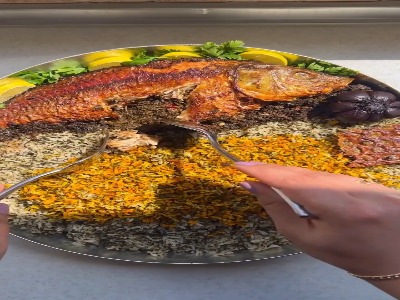 دستور پخت ماهی شکمپر شب یلدا