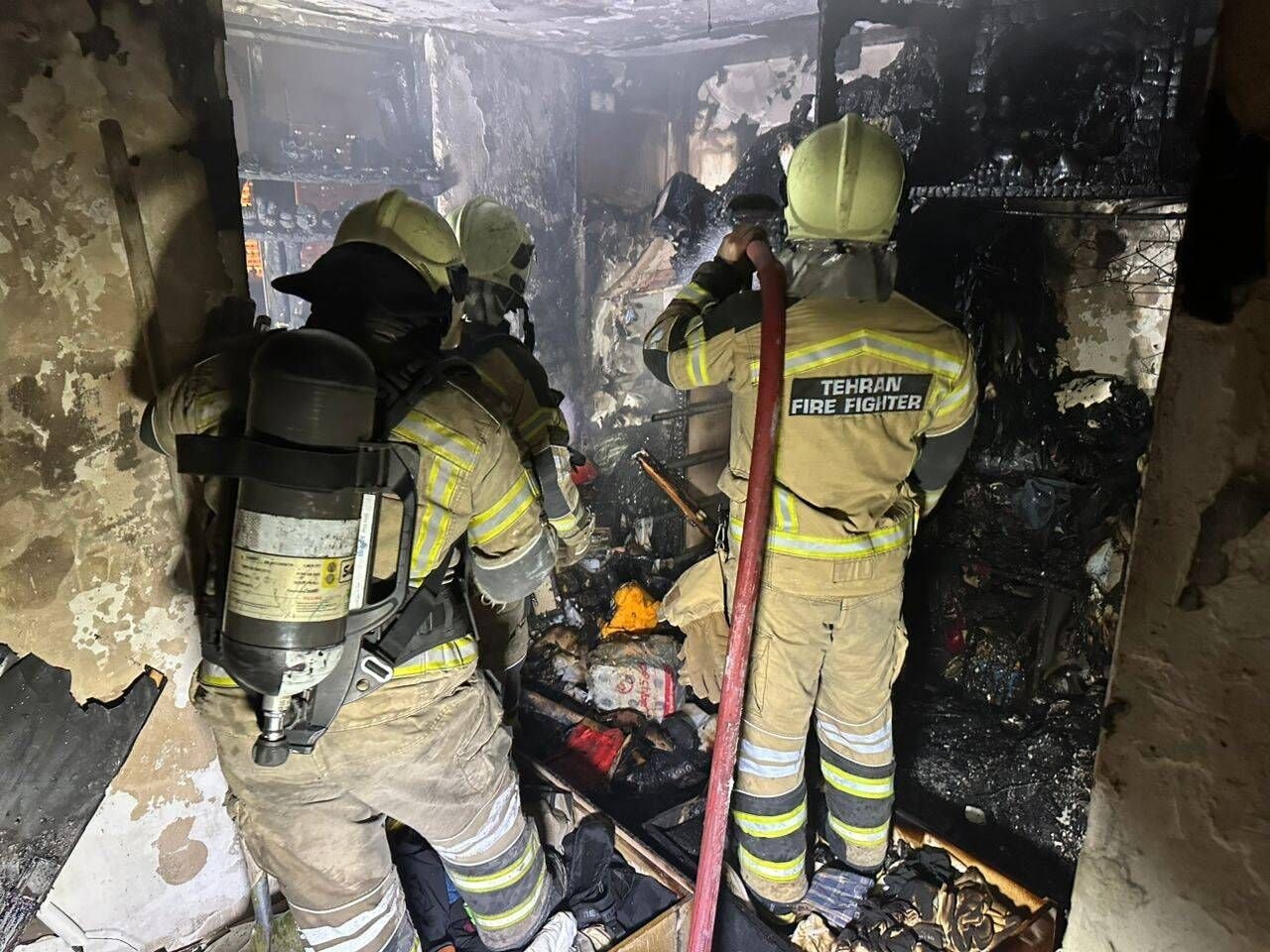 عکس/ آتش‌سوزی در سینما ایران 