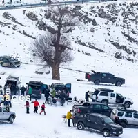 طبیعت برفی دامنه‌های سهند