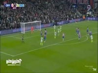 گل سوم منچسترسیتی توسط ارلینگ هالند از روی نقطه پنالتی