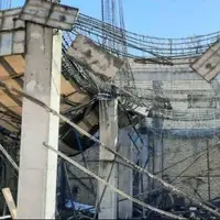 ریزش دیوار ساختمانی در پاکدشت؛ ۸ نفر در زمان حادثه داخل طبقات بودند