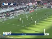 گل دوم میلان توسط داویده بارتزاگی در دقیقه 47 