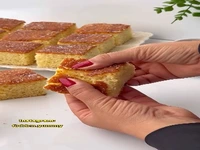 کیک تختهای مجلسی, با بافت پنبه ای