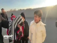 گفتگو با هواداران پرسپولیس قبل از شروع بازی این تیم با آلومینیوم