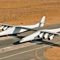 پرواز بزرگترین هواپیمای پرنده جهان