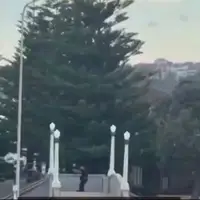 لحظه کشته شدن تیرانداز دوم در استرالیا توسط پلیس