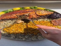 دستور پخت ماهی شکمپر شب یلدا