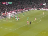 گل اول آرسنال به ولورهمپتون