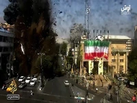 ویدیوی باکیفیت از لحظه حمله اسرائیل به میدان تجریش