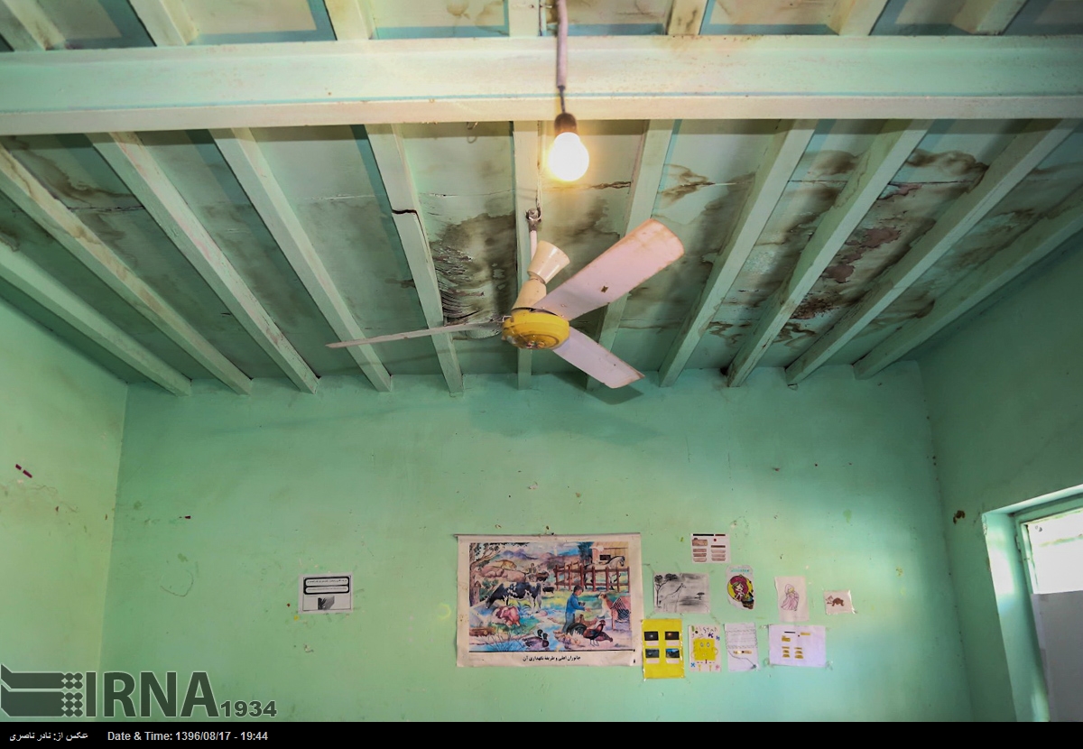 توضیحات آموزشوپرورش و نوسازی مدارس همدان در خصوص ریزش سقف مدرسه یک روستا