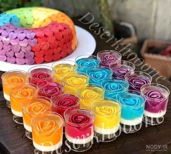 ژله ویترینی مجلسی تک نفره