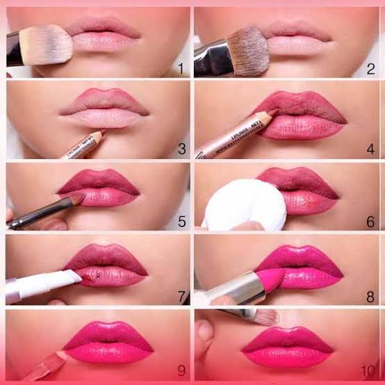 میکاپ حرفهای لب