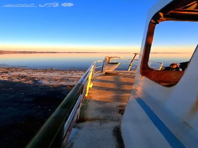 جدیدترین تصاویر از دریاچه ارومیه بعد از بارندگی