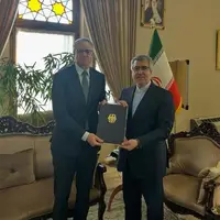 سفیر جدید آلمان در تهران رونوشت استوارنامهاش را تقدیم مقام وزارت خارجه ایران کرد