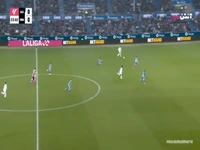 گل اول رئال مادرید به آلاوس توسط امباپه