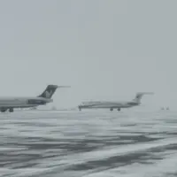 هشدار فرودگاه مشهد در پی پیشبینی بارش سنگین برف