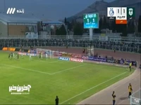 گل دوم خیبر به استقلال توسط عارف قزل