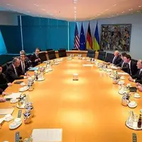 روز نخست مذاکرات آمریکا، اتحادیه اروپا و اوکراین در برلین
