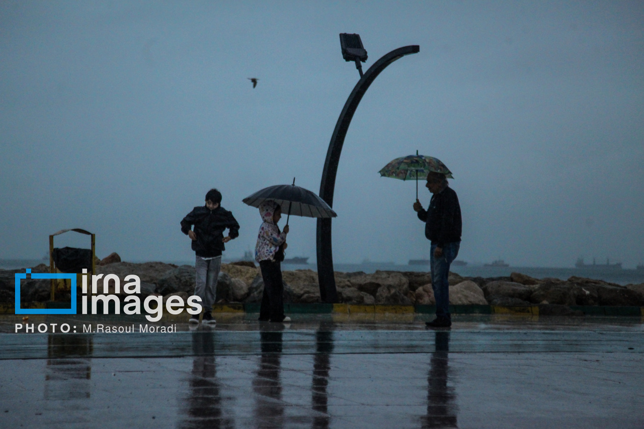 بارش باران پاییزی در بندرعباس