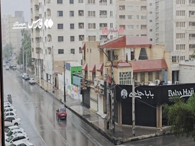 بارش شدید باران در بندرعباس