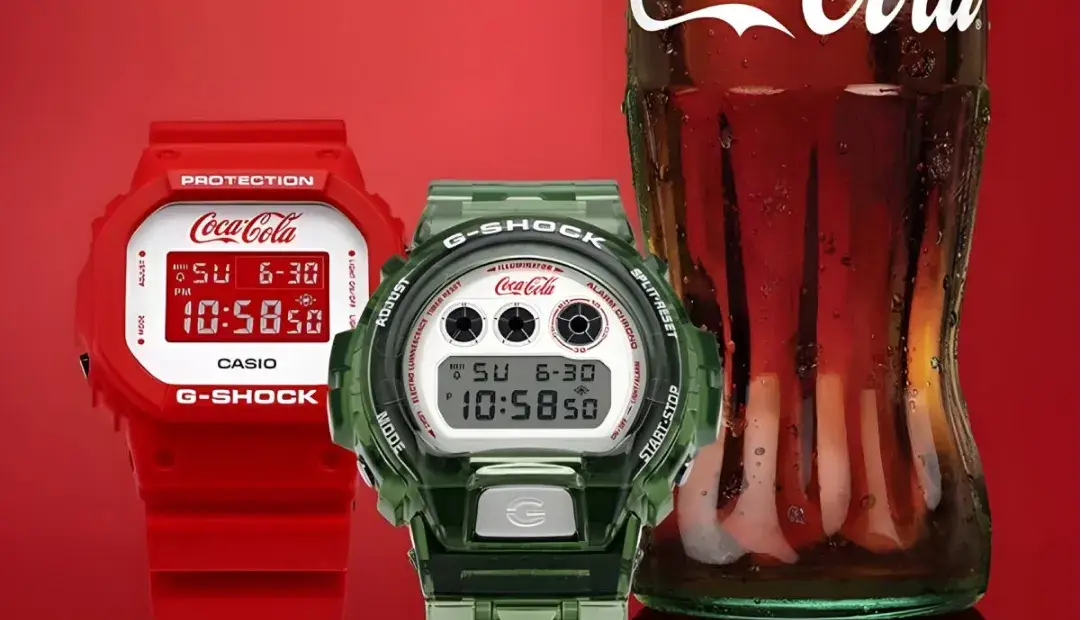 این ساعت جذاب کاسیو با همکاری کوکا کولا ساخته میشود
