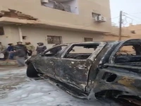 تصویر دیگری از انفجار خودرو در شهر بوکمال سوریه