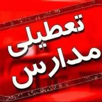 مدارس شهرستان بافت فردا چهارشنبه تعطیل است