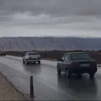 بارش برف در گردنه مروارید و باران در ۱۶ محور فارس؛ مهگرفتگی در 5 گردنه