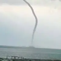 گردباد دریایی در خلیج فارس