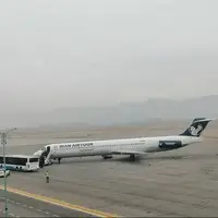 فرود اضطراری هواپیمای بندرعباس در فرودگاه یزد