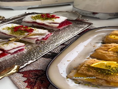 دسر سه سوته یلدایی درست کن