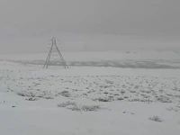 بارش برف در روستای وراینه نهاوند