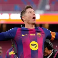 جلسه محرمانه رقیب مسی با لواندوفسکی در بارسلون!