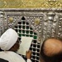 تشرف شیخ زکزاکی به زیارت حرم بانوی کرامت