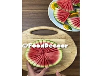 هندونه شب یلداتو این شکلی برش بزن