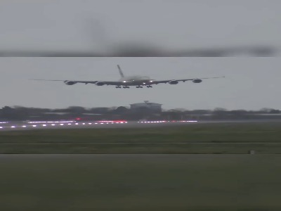 فرود خرچنگی هواپیمای پاری سنژرمن در طوفان بیلبائو