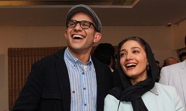 چهره ها/ بابک حمیدیان و مینا ساداتی در یک قاب دوستداشتنی