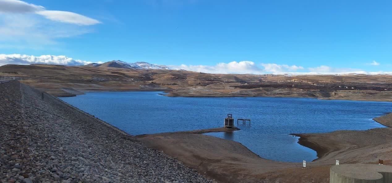 شرایط مناسب سد علویان مراغه پس از بارش های جدید