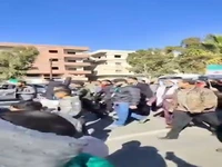 تظاهرات مردم سوریه علیه تجاوزات اسرائیل